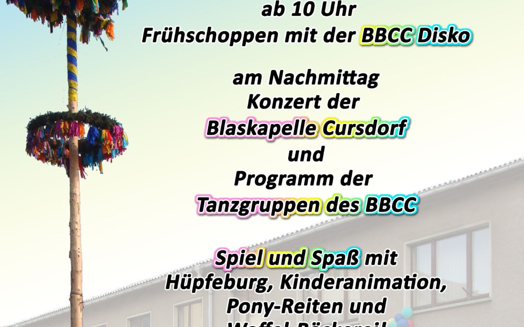 Tag der offenen Tür am 1. Mai